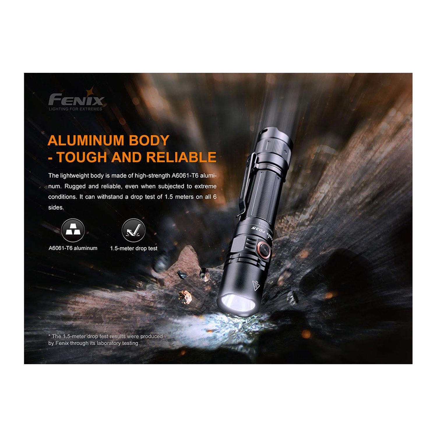 Fenix PD35 V3.0 Everyday Carry Flashlight - 1700 Lumens