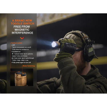 Fenix TK20R UE Tactical LED Flashlight - 2800 Lumens