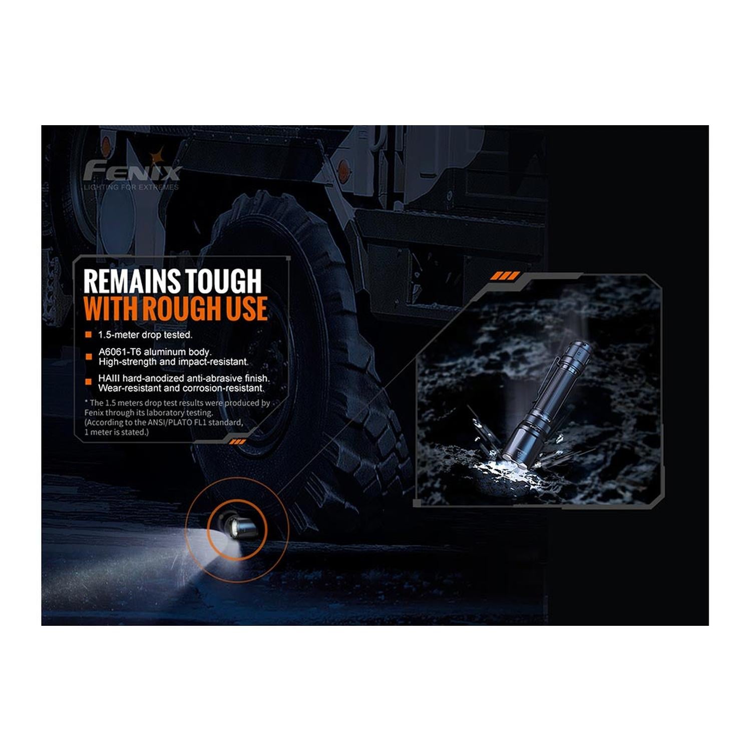 Fenix TK20R V2.0 Rechargeable LED Flashlight - 3000 Lumens