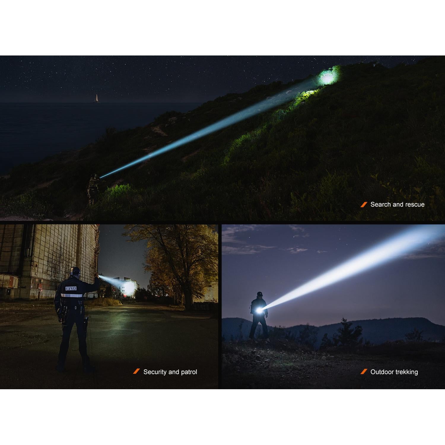 Fenix TK30R Tactical White Laser Rechargeable Flashlight