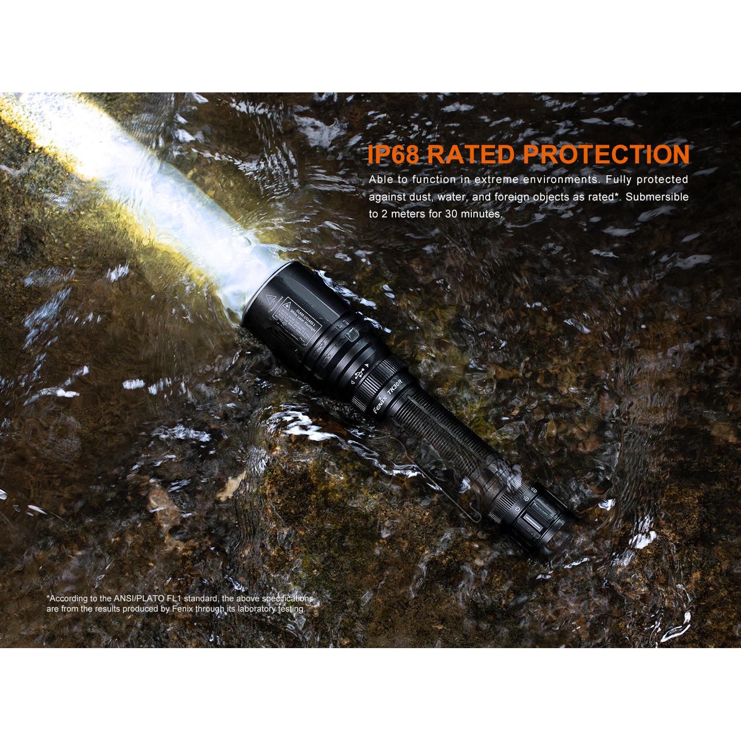 Fenix TK30R Tactical White Laser Rechargeable Flashlight