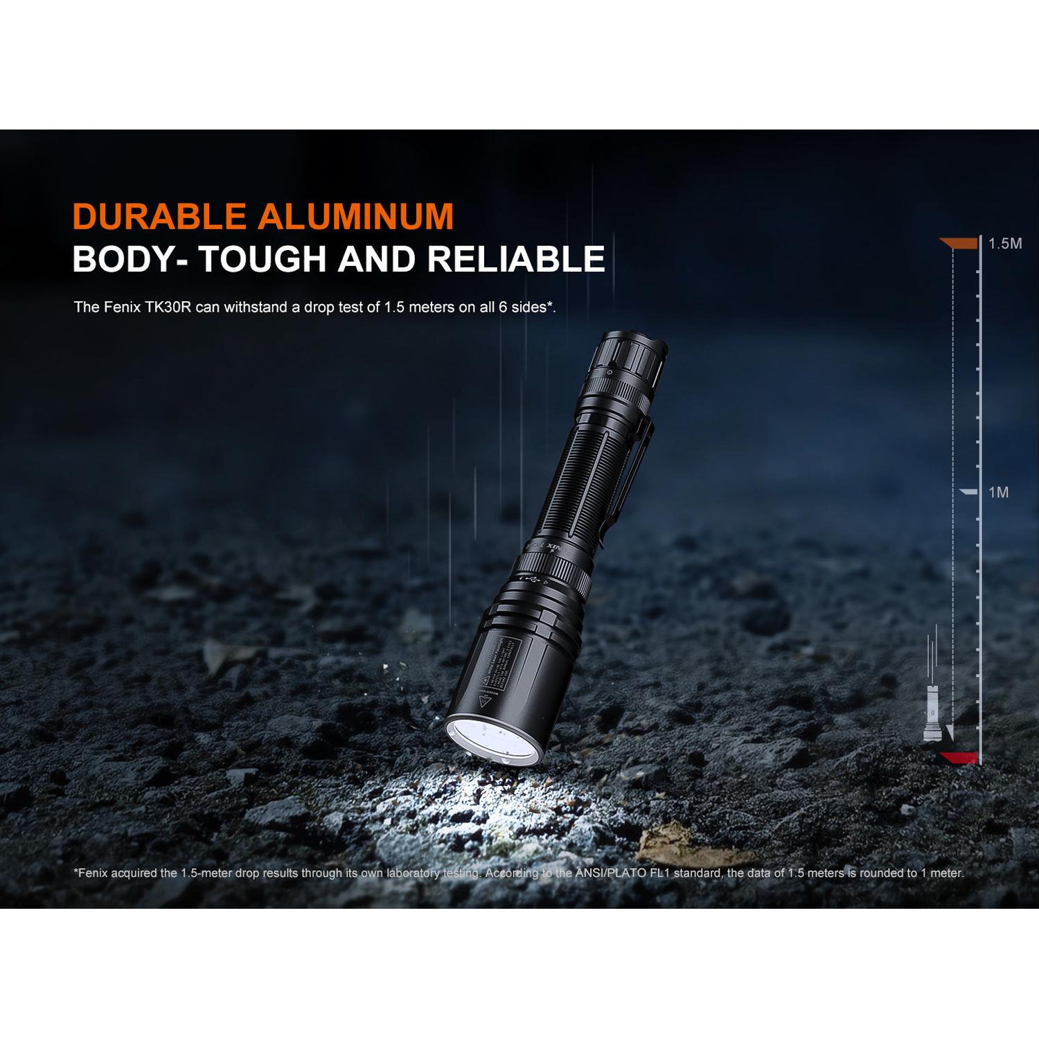 Fenix TK30R Tactical White Laser Rechargeable Flashlight