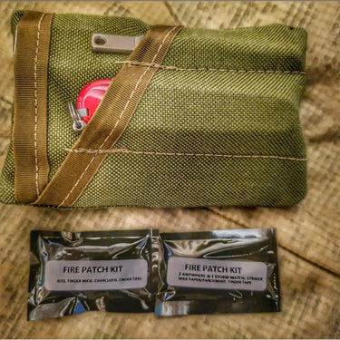 Fire Patch Kit – Covert Storage Morale Patch with Firecraft Supplies