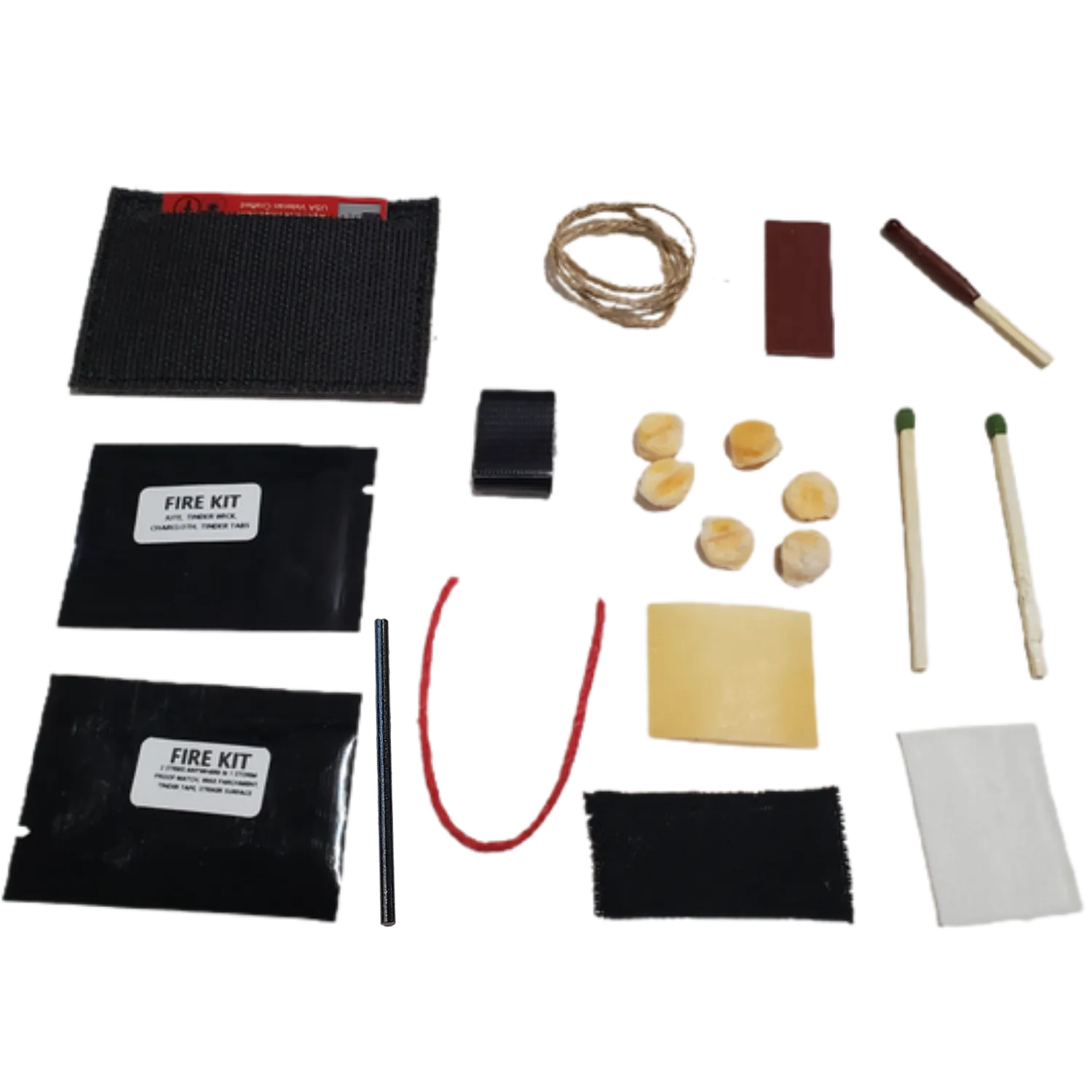 Fire Patch Kit – Covert Storage Morale Patch with Firecraft Supplies