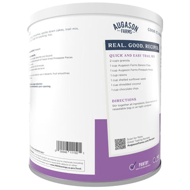 Freeze Dried Pineapple Pieces Can, 34 Servings