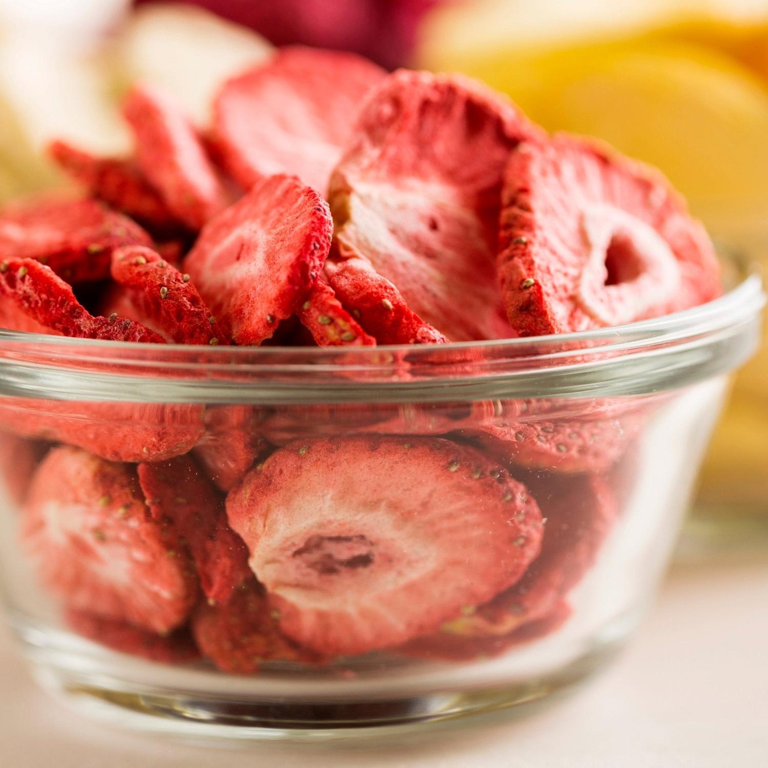 Freeze-Dried Sliced Strawberries Can – 18 Servings