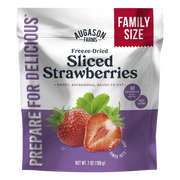 Freeze Dried Sliced Strawberries Family Size Pouch, 20 Servings