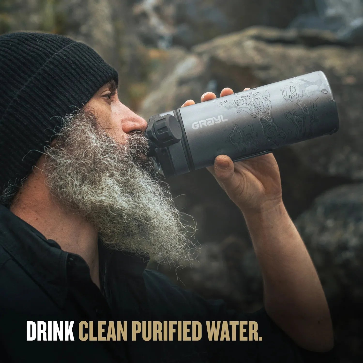 GeoPress® Ti Purifier – 24oz Titanium Edition