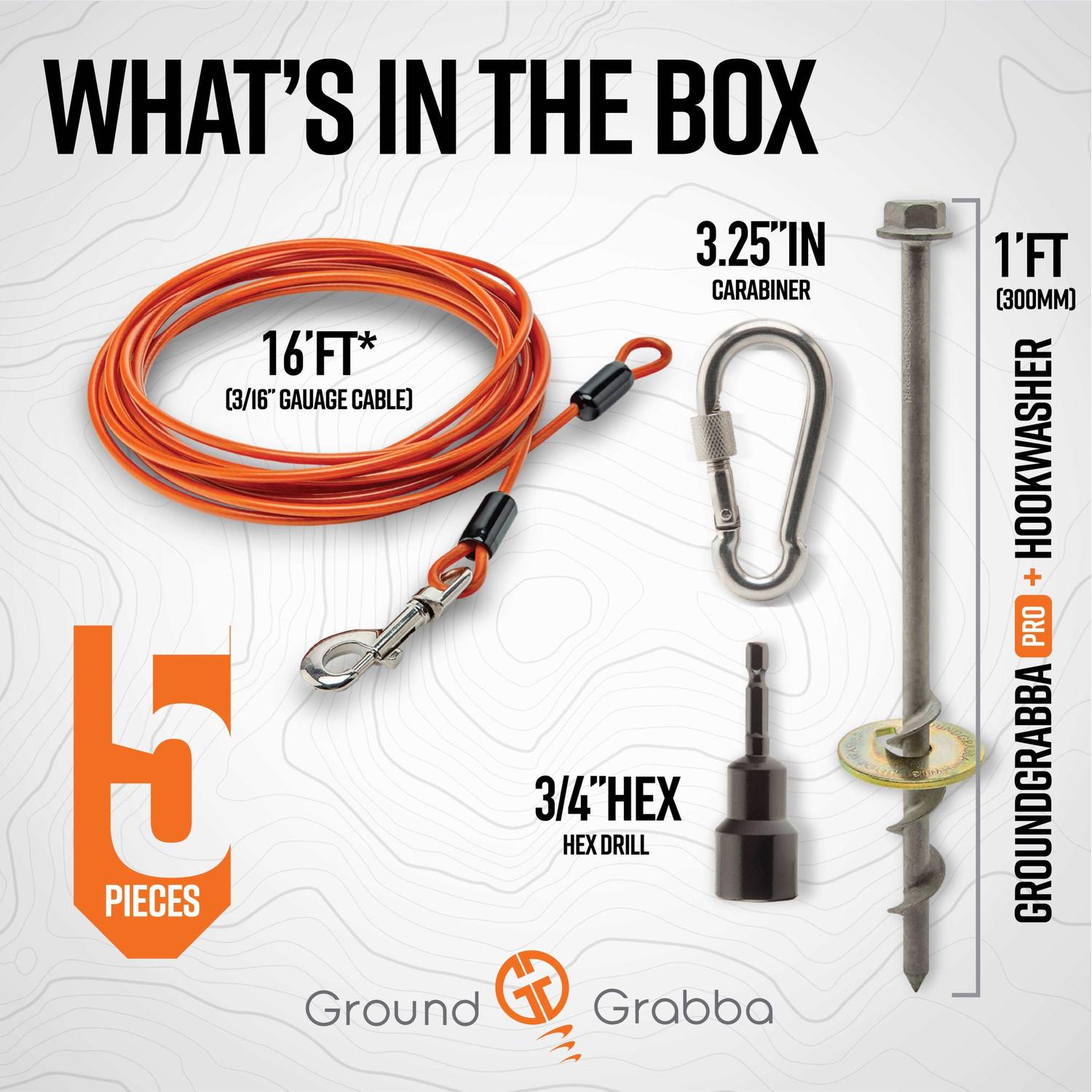 Grounded Paws Dog Tie Down Kit