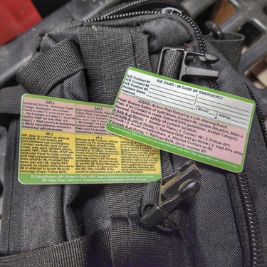 ICERS Quick Reference Decals - In Case of Emergency Response System