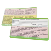 ICERS Quick Reference Decals - In Case of Emergency Response System