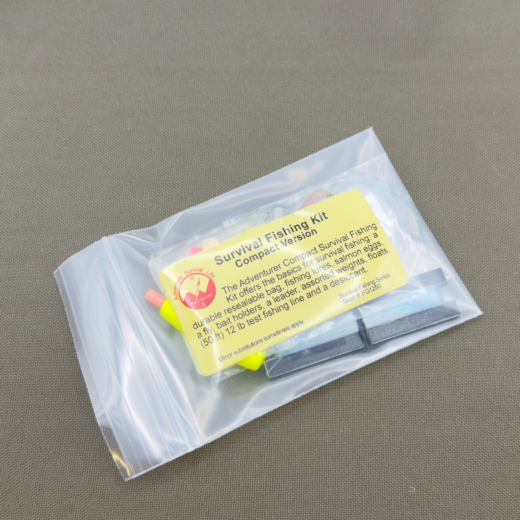 Compact Survival Fishing Kit