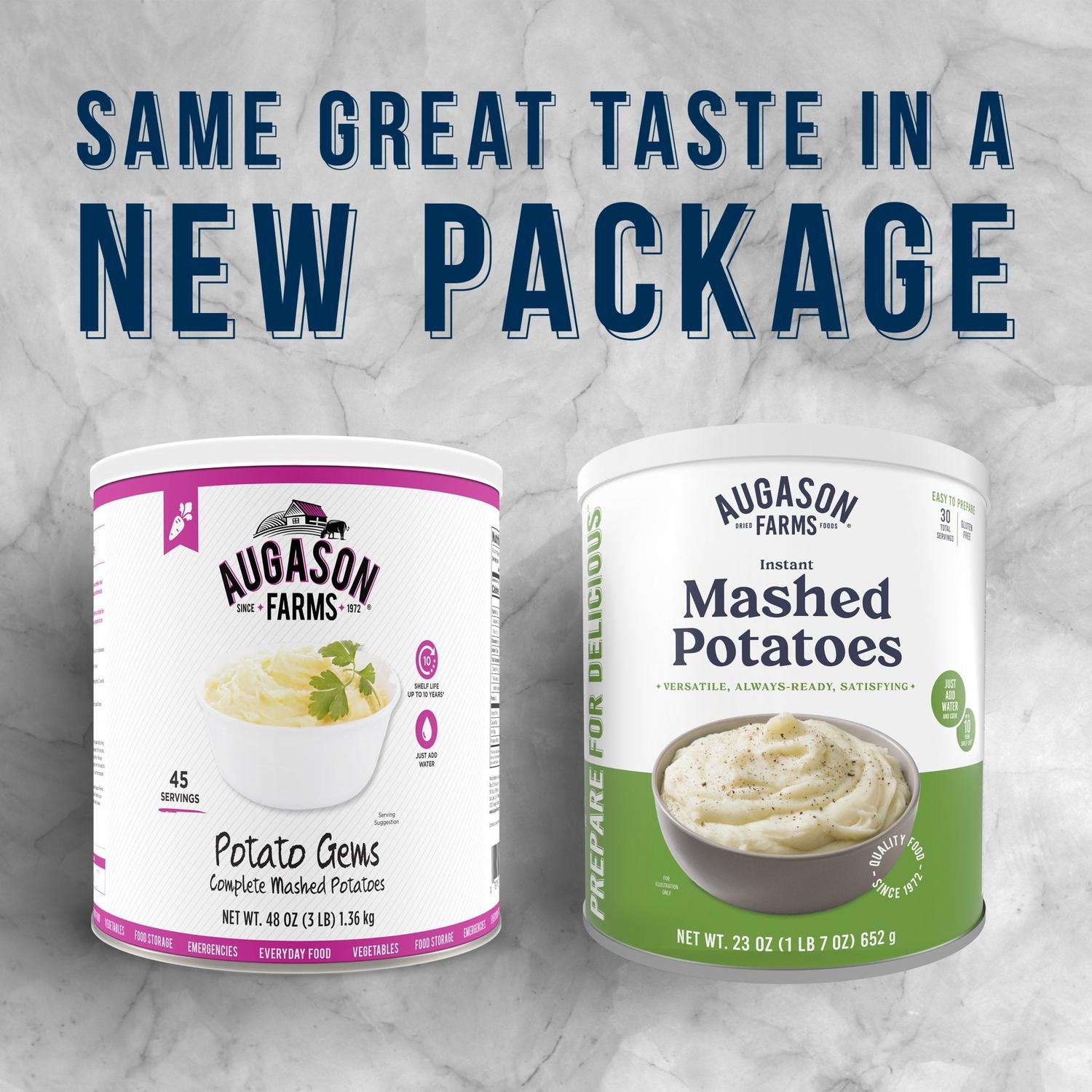 Instant Mashed Potatoes Can – 30 Servings