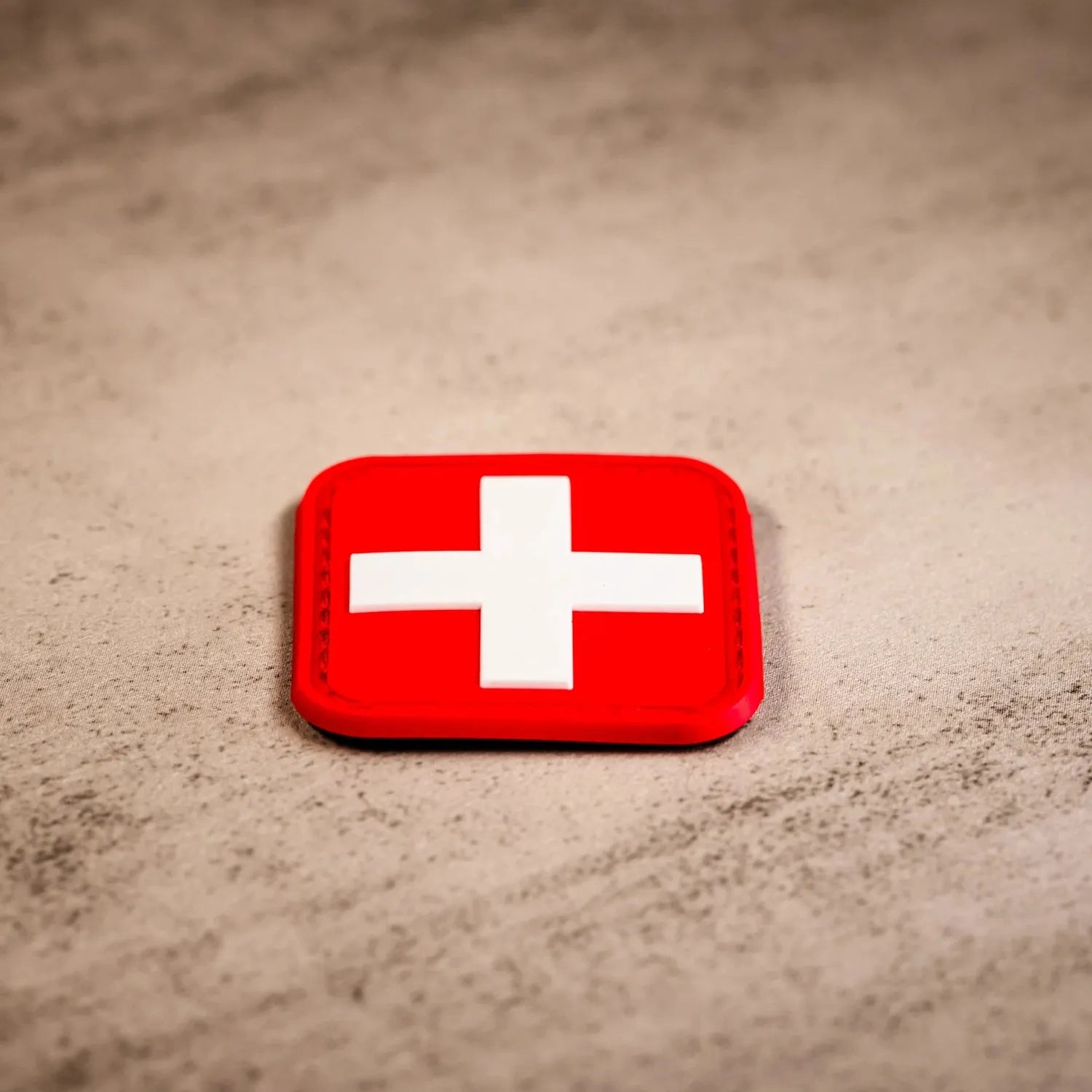 Intense Red "First Aid" 1.5'X1.5" PVC Patch ( 2 Pack )