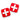 Intense Red "First Aid" 1.5'X1.5" PVC Patch ( 2 Pack )
