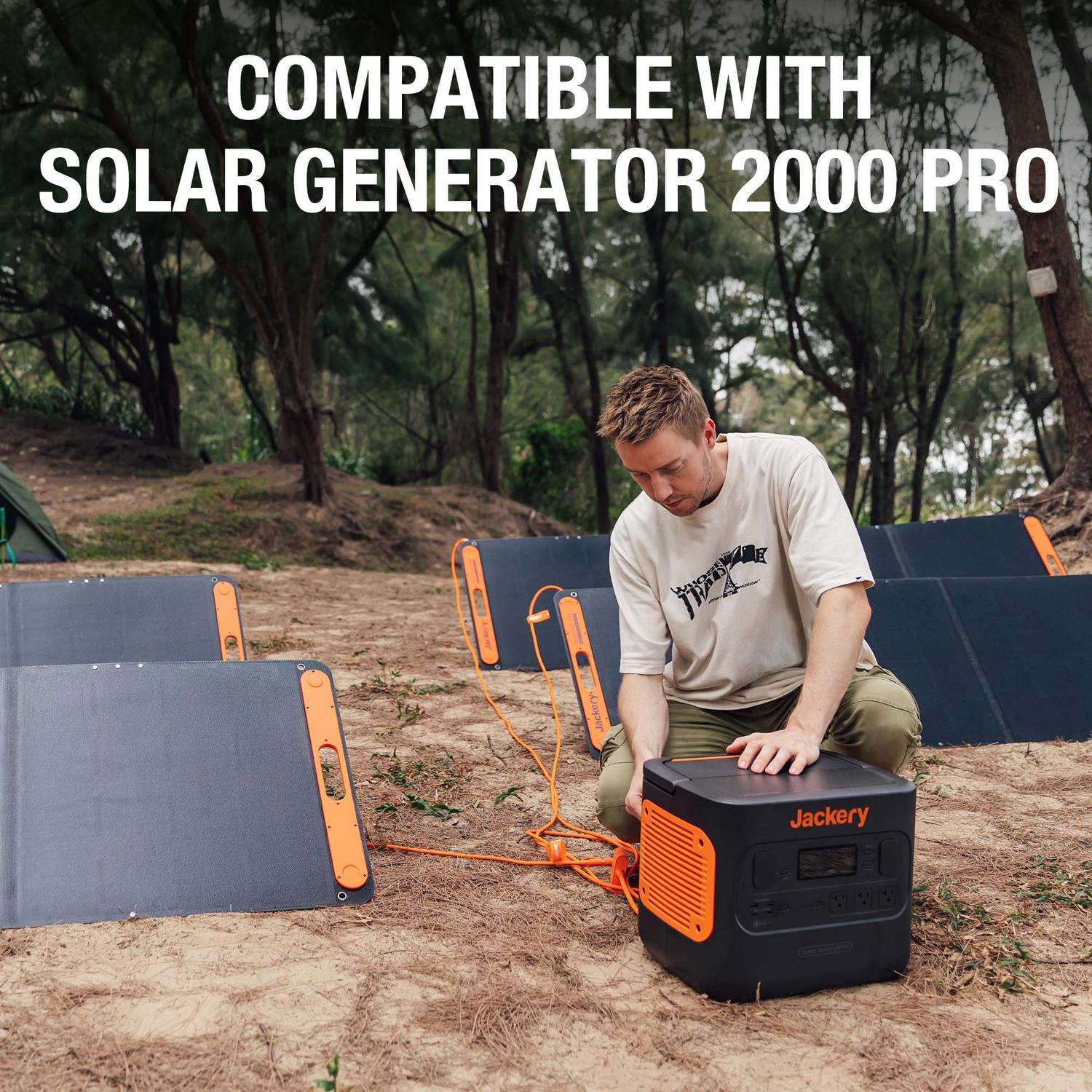 solar panel jackery Jackery SolarSaga 200W Solar Panel