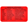 Kit Categorizer Label - 30 themed check-the-box kit identifier