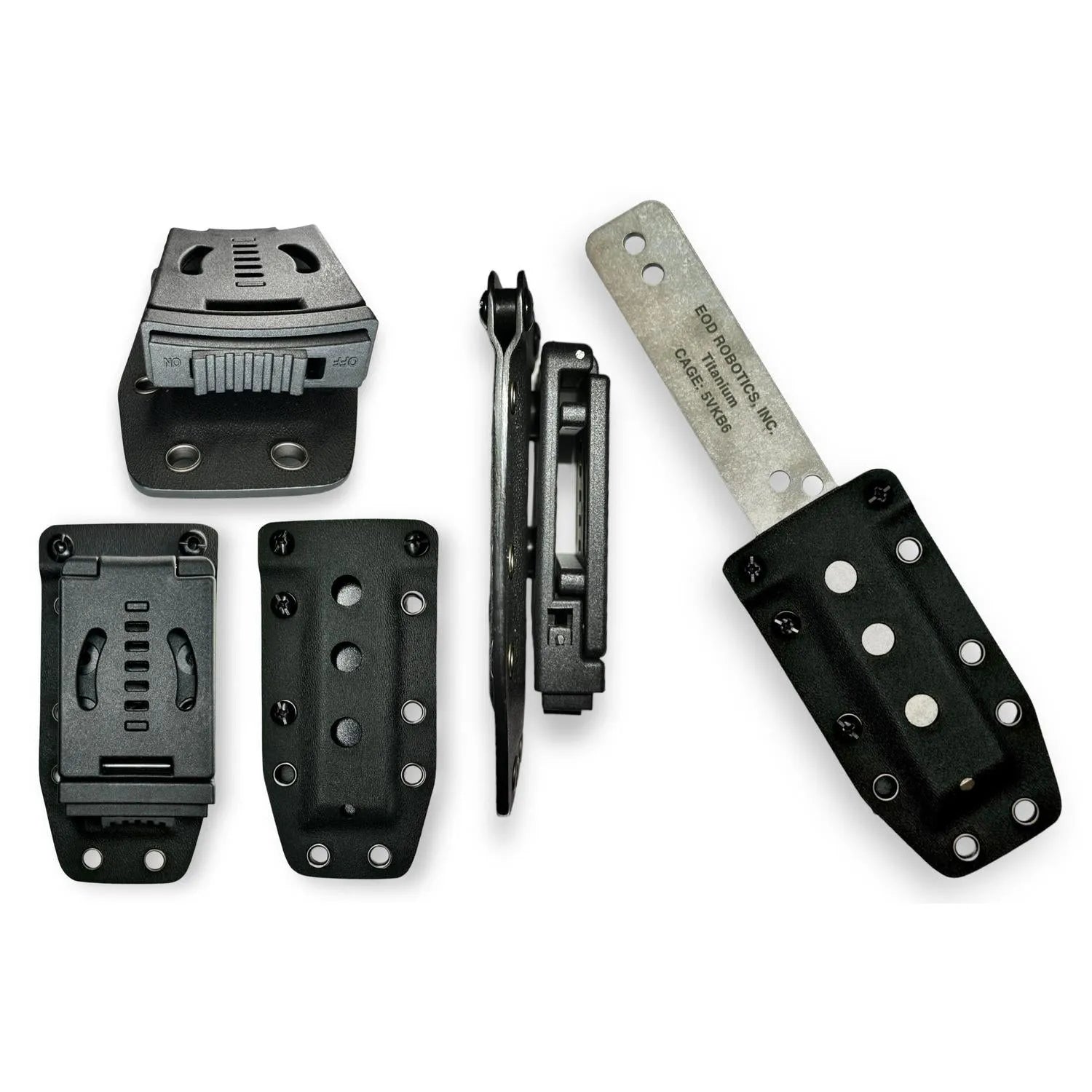 Kydex Molded Sheath with Adjustable Belt Lock for EOD Breacher Bar V2 (NO TOOL, SHEATH ONLY)