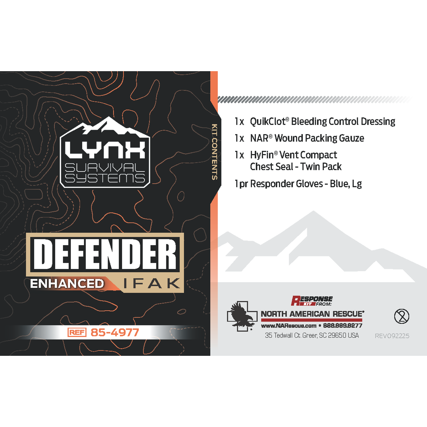 LYNX Defender IFAK – Compact EDC Trauma Kit