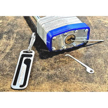 Lock Pick Rake Micro Tool : 2 in 1 Lock Pick Keyring