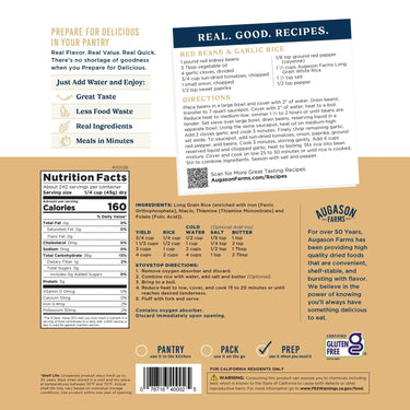 Long Grain White Rice, 242 Servings