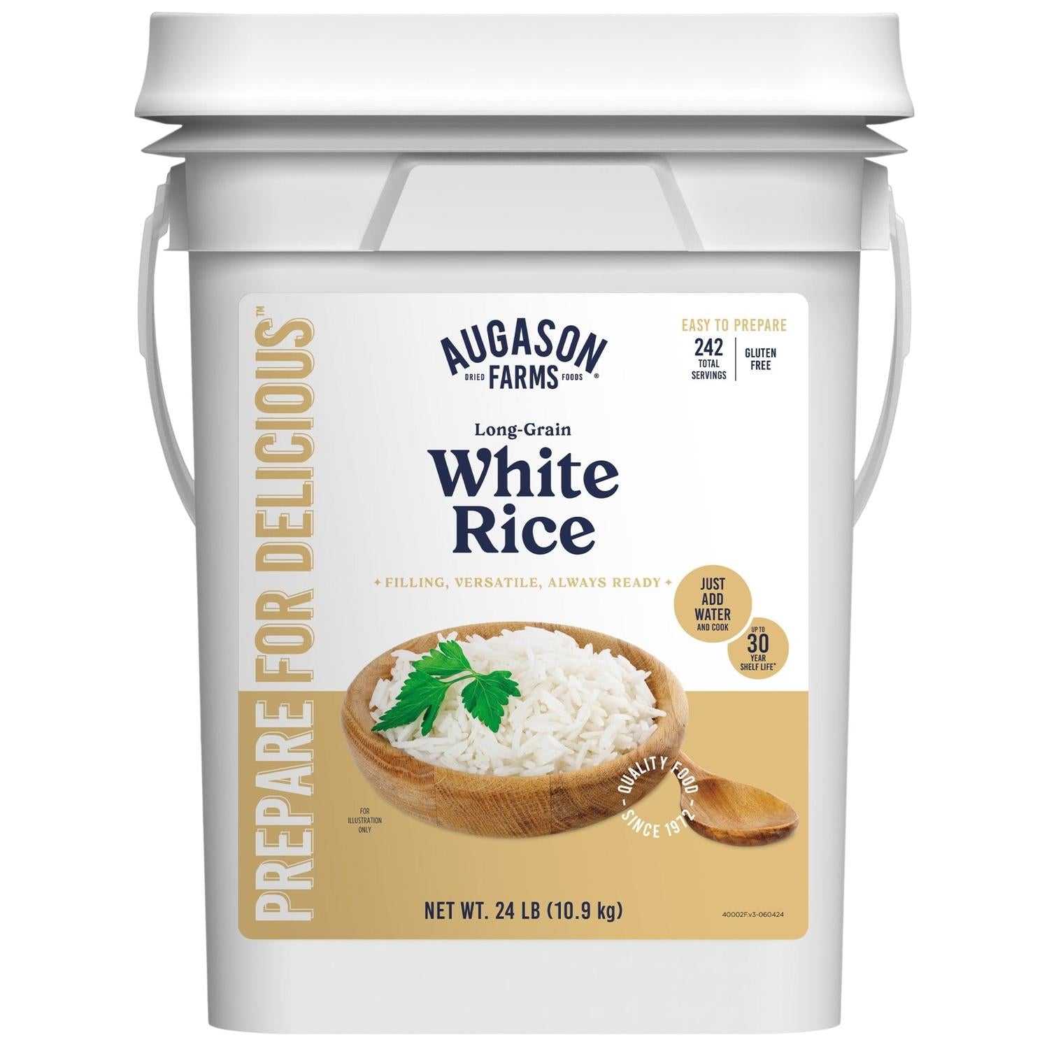 Long Grain White Rice – 242 Servings
