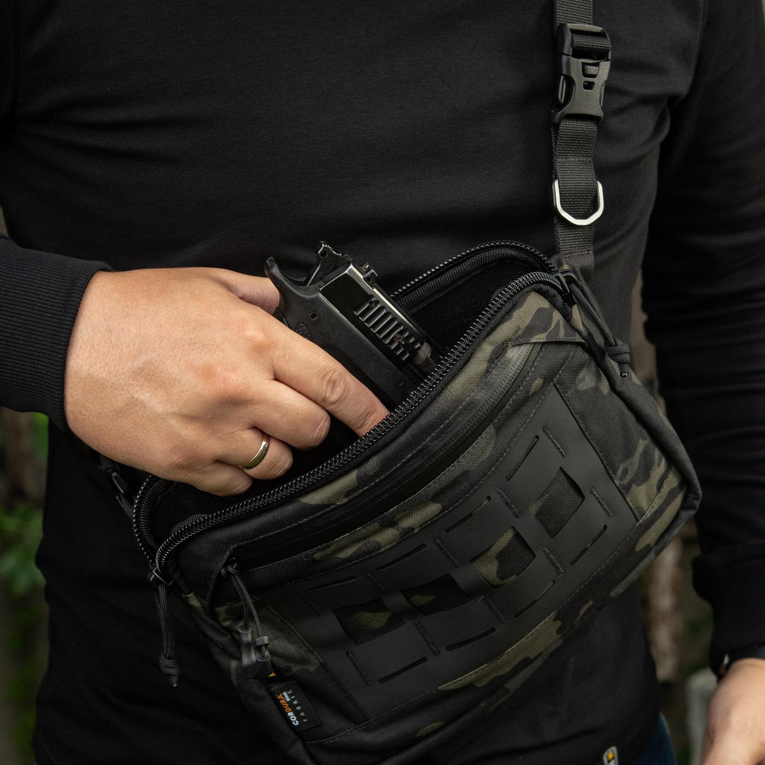 M-Tac Admin Shoulder Bag – Compact Cordura EDC & Tactical Utility Bag