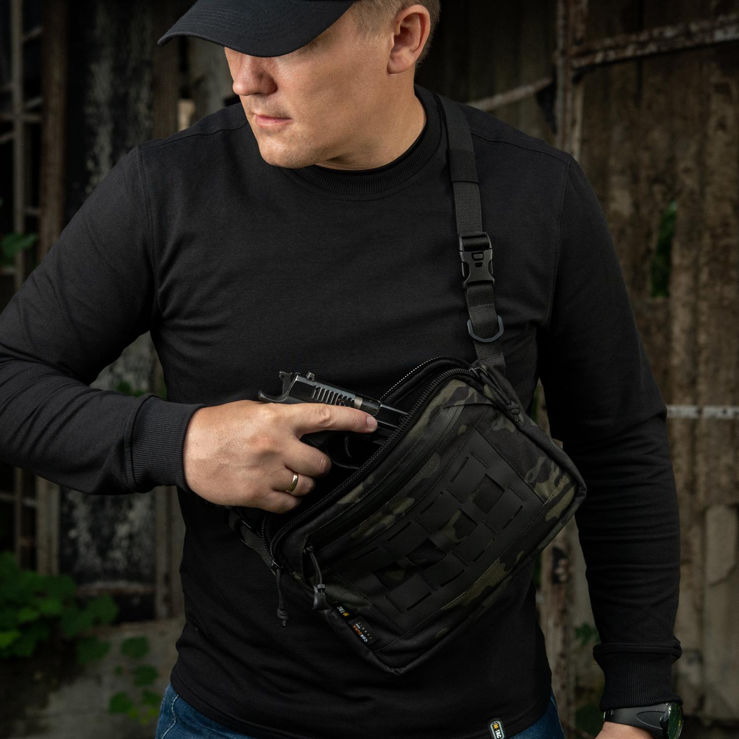 M-Tac Admin Shoulder Bag – Compact Cordura EDC & Tactical Utility Bag