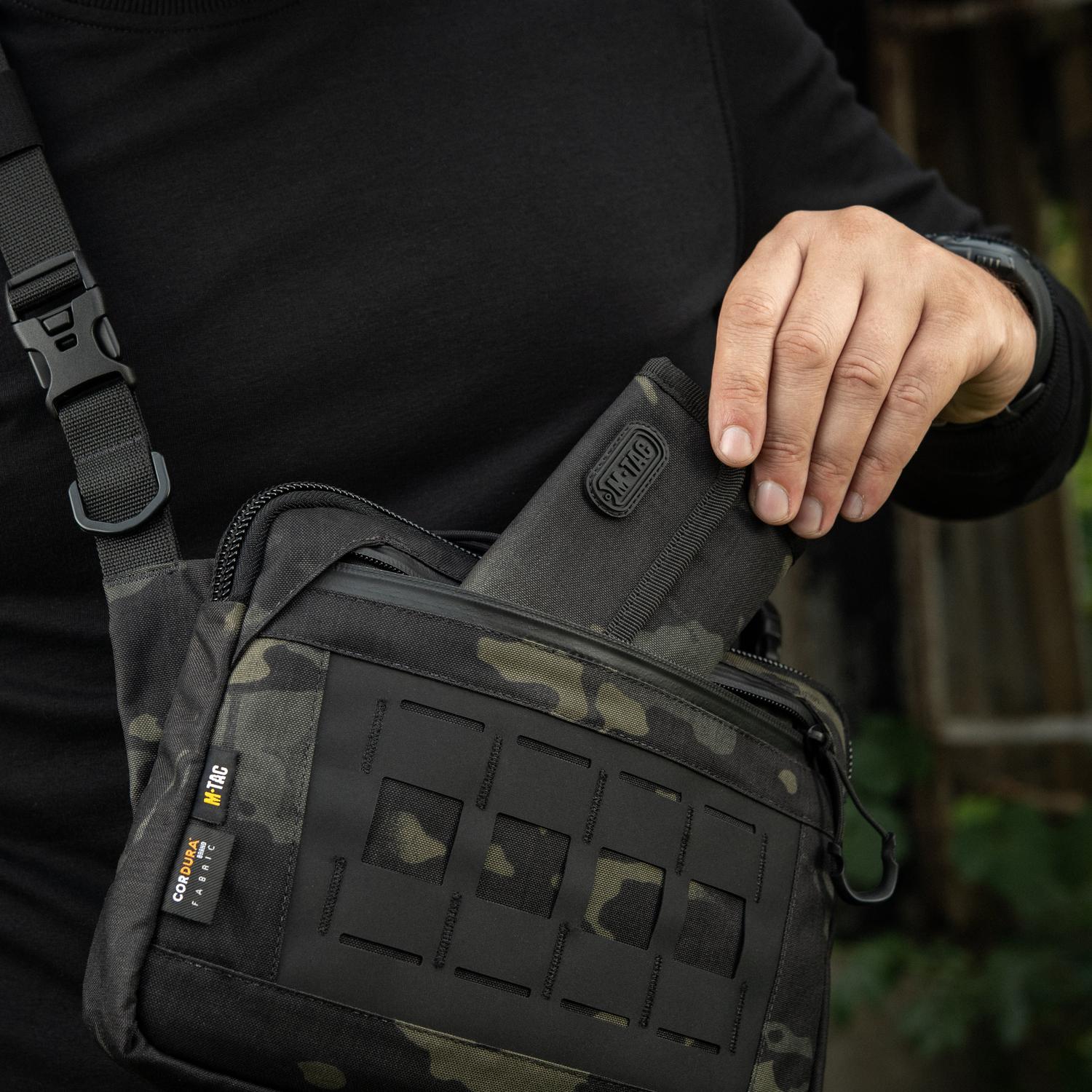 M-Tac Admin Shoulder Bag – Compact Cordura EDC & Tactical Utility Bag