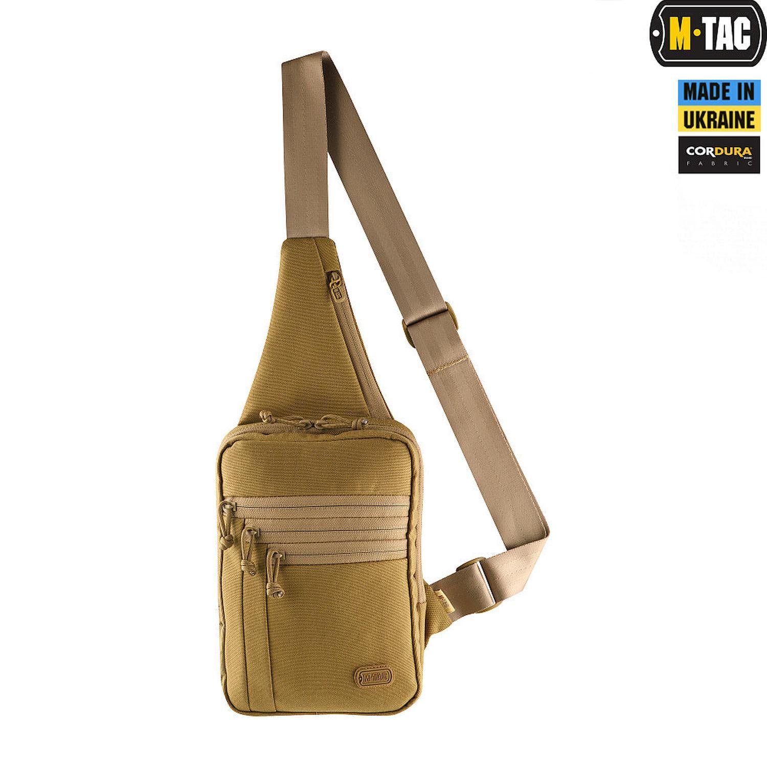 M-Tac Concealed Carry Sling Bag Elite Gen.IV – Cordura 1000D CCW Shoulder Bag