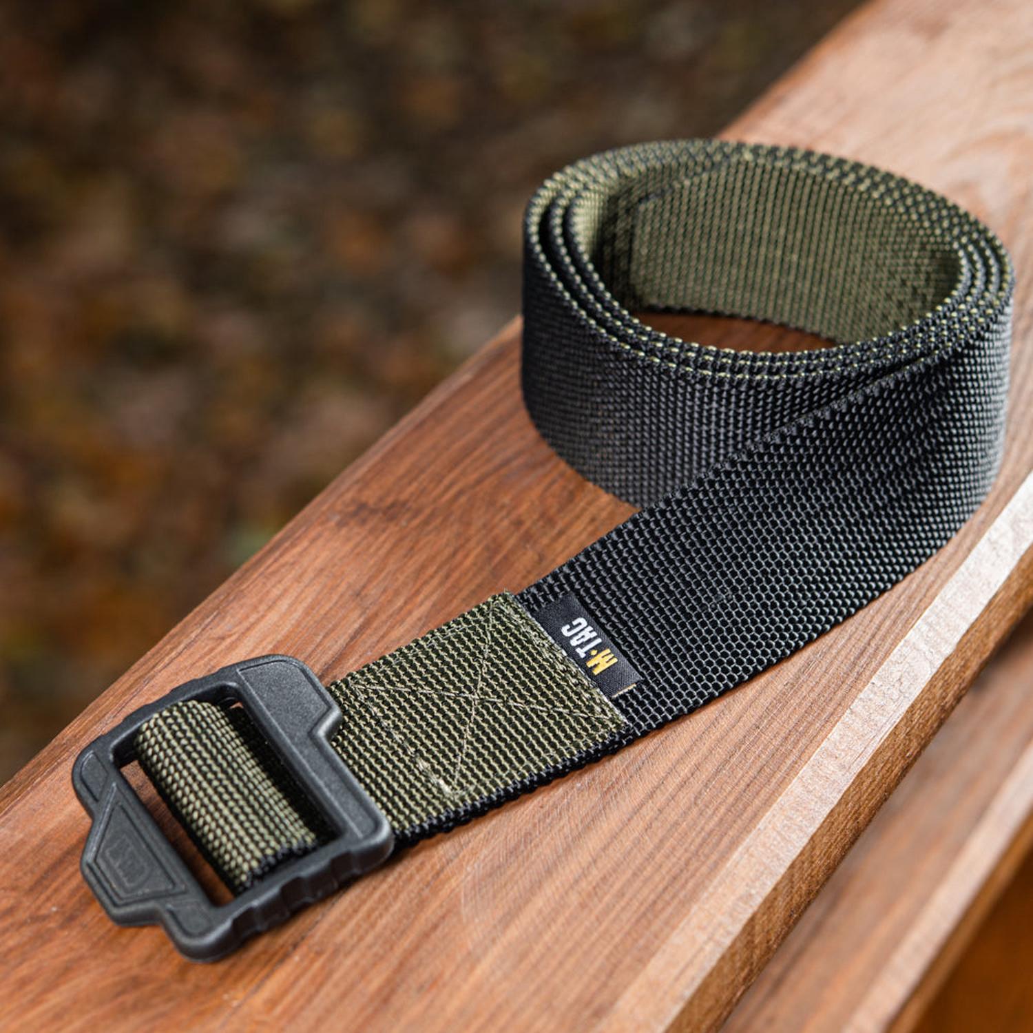 M-Tac Double-Sided Lite Tactical Belt – Reversible Nylon EDC & Duty Belt