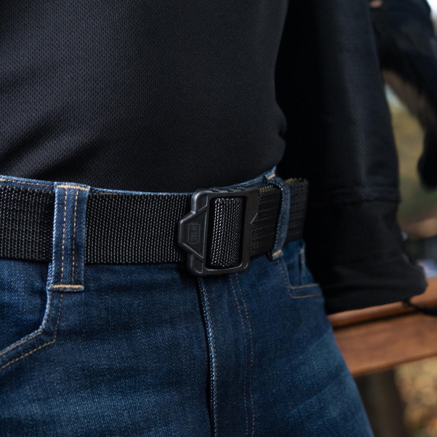 M-Tac Double-Sided Lite Tactical Belt – Reversible Nylon EDC & Duty Belt