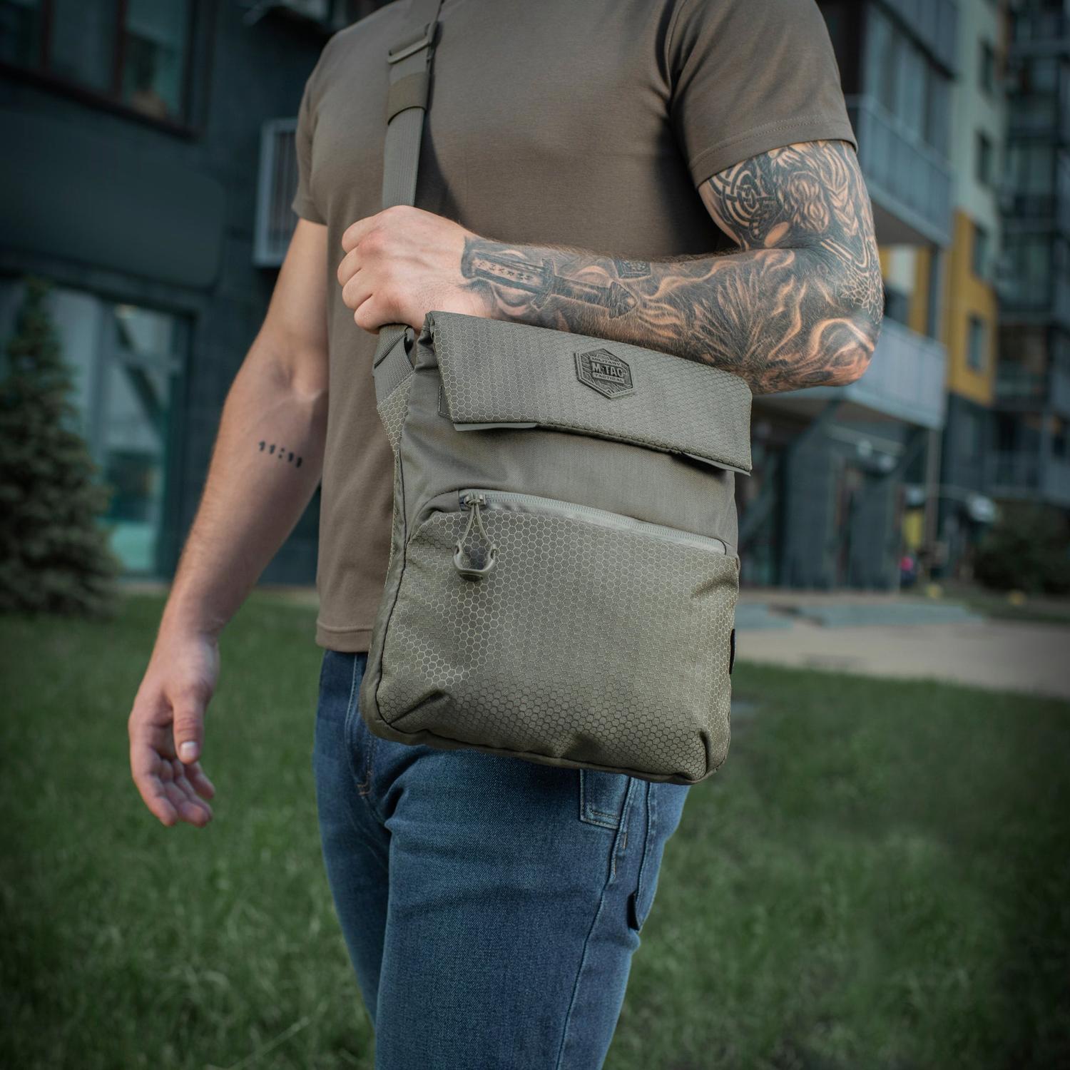 M-Tac Konvert Shoulder Bag Elite – Concealed Carry Tablet Sling Bag