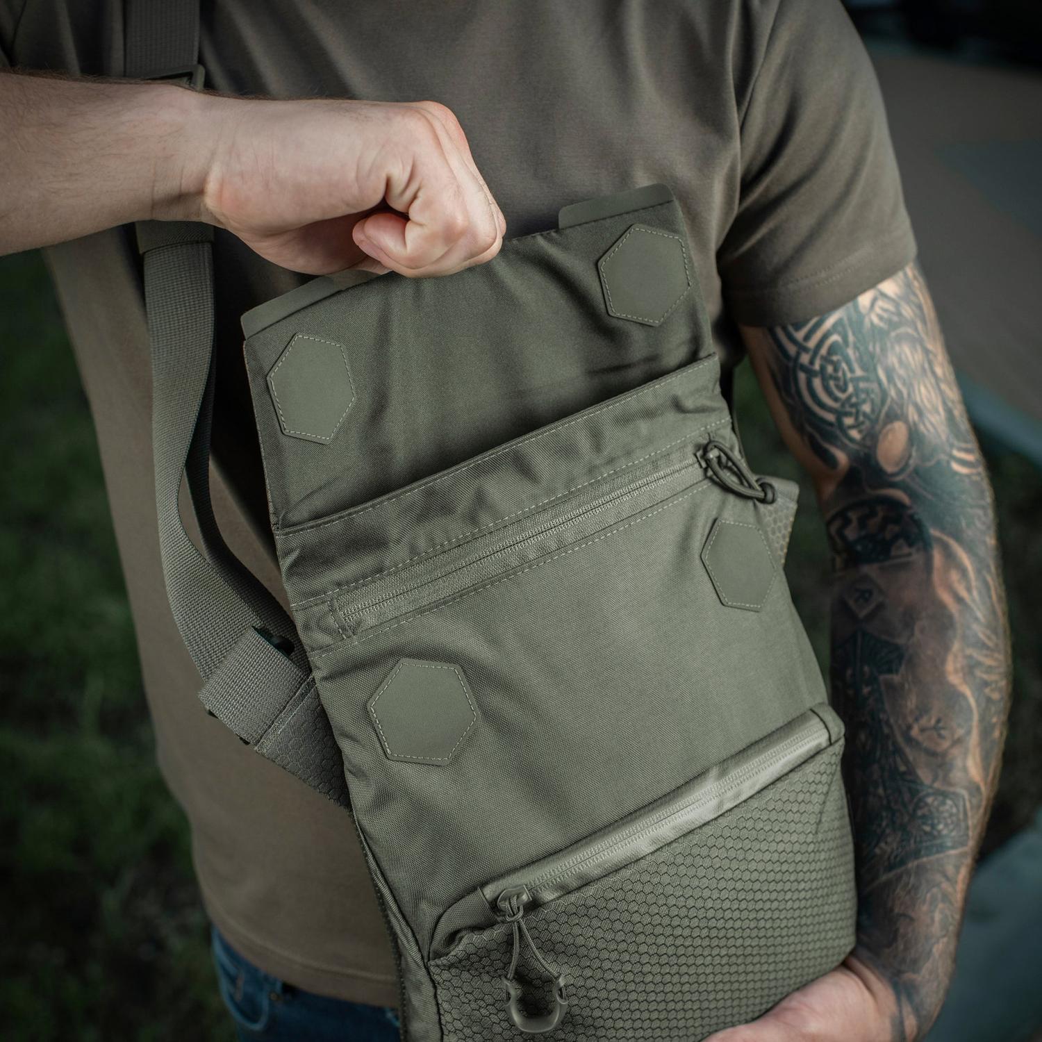 M-Tac Konvert Shoulder Bag Elite – Concealed Carry Tablet Sling Bag