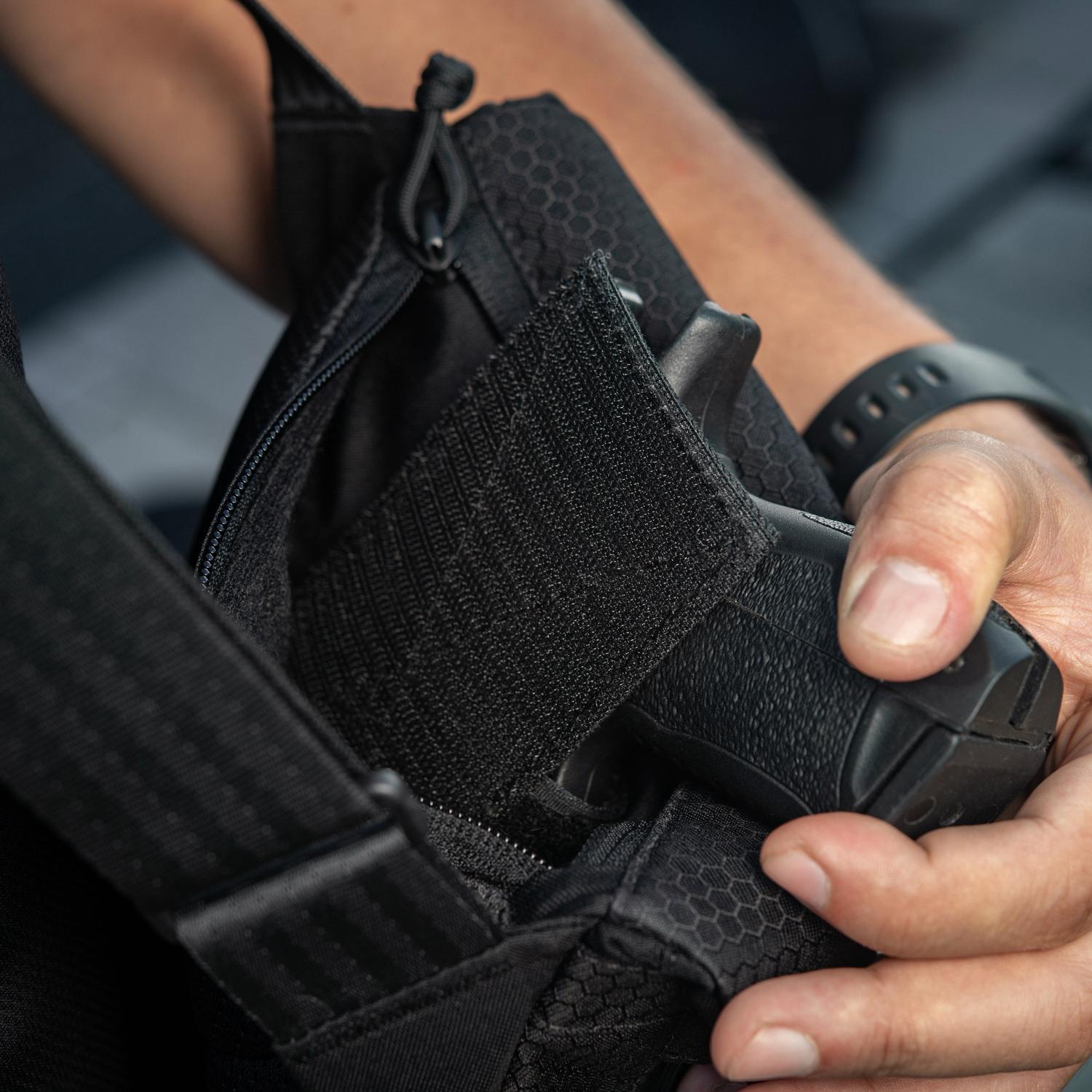 M-Tac Magnet Shoulder Bag Elite Hex – Compact Concealed Carry Sling Bag