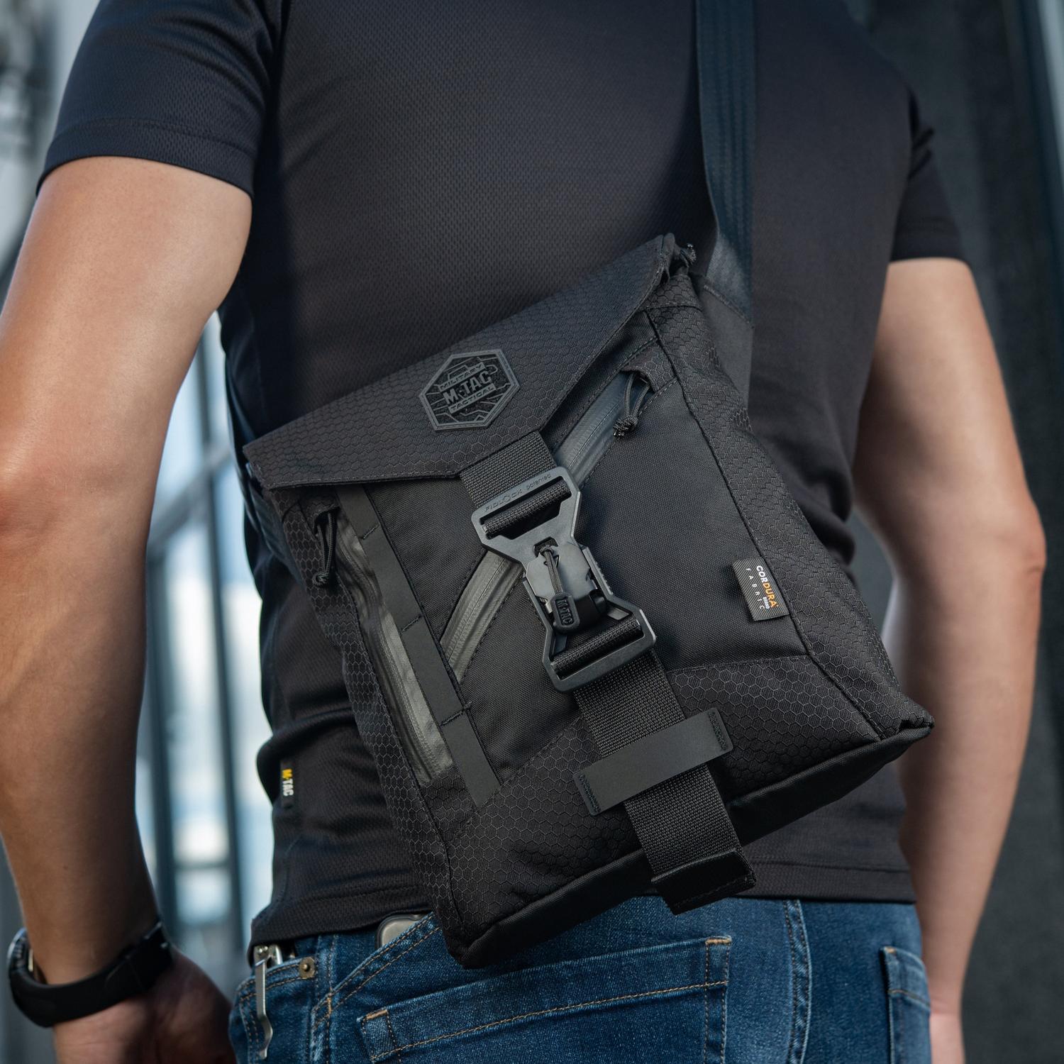 M-Tac Magnet Shoulder Bag Elite Hex – Compact Concealed Carry Sling Bag