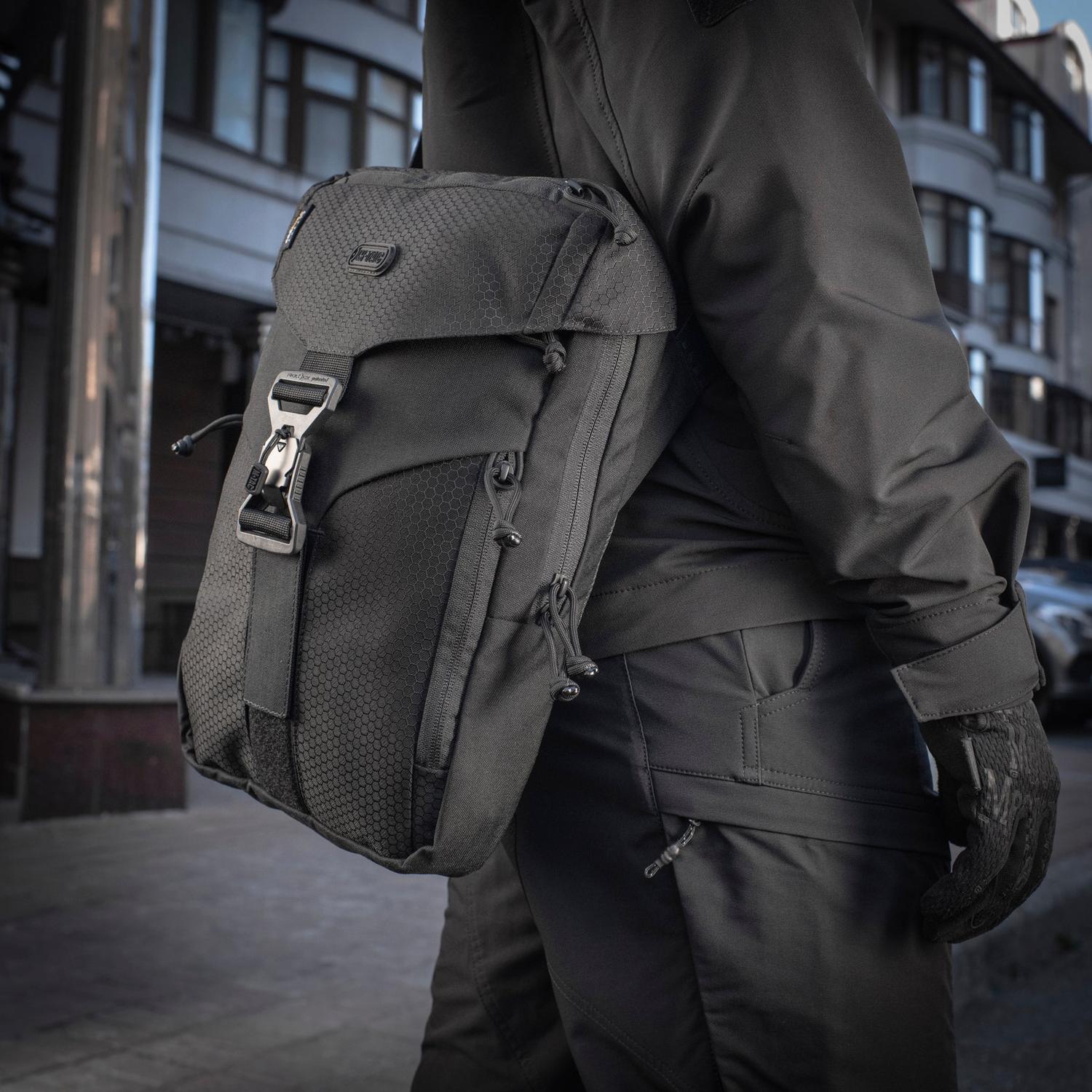 M-Tac Magnet Shoulder Bag Elite Hex XL – FidLock Tactical Sling Bag
