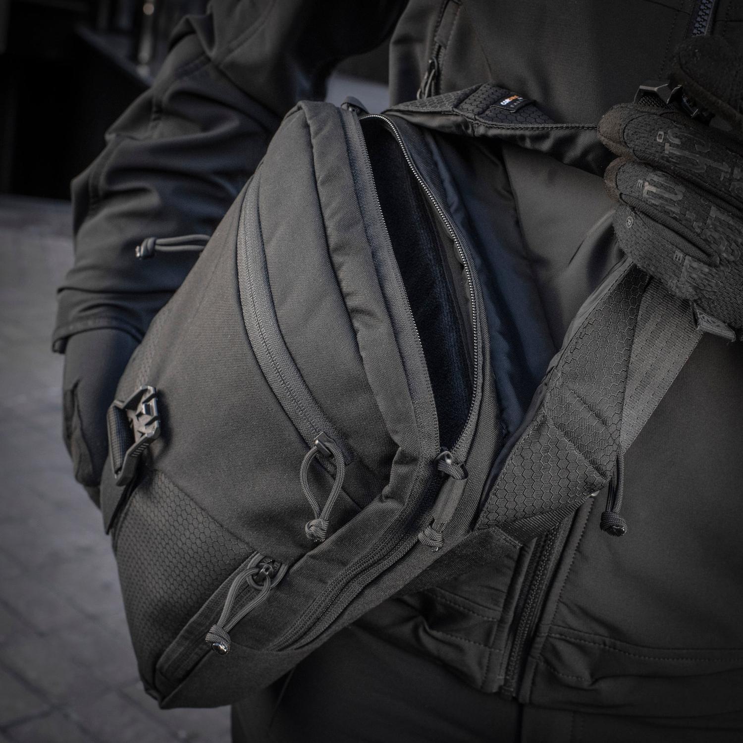 M-Tac Magnet Shoulder Bag Elite Hex XL – FidLock Tactical Sling Bag