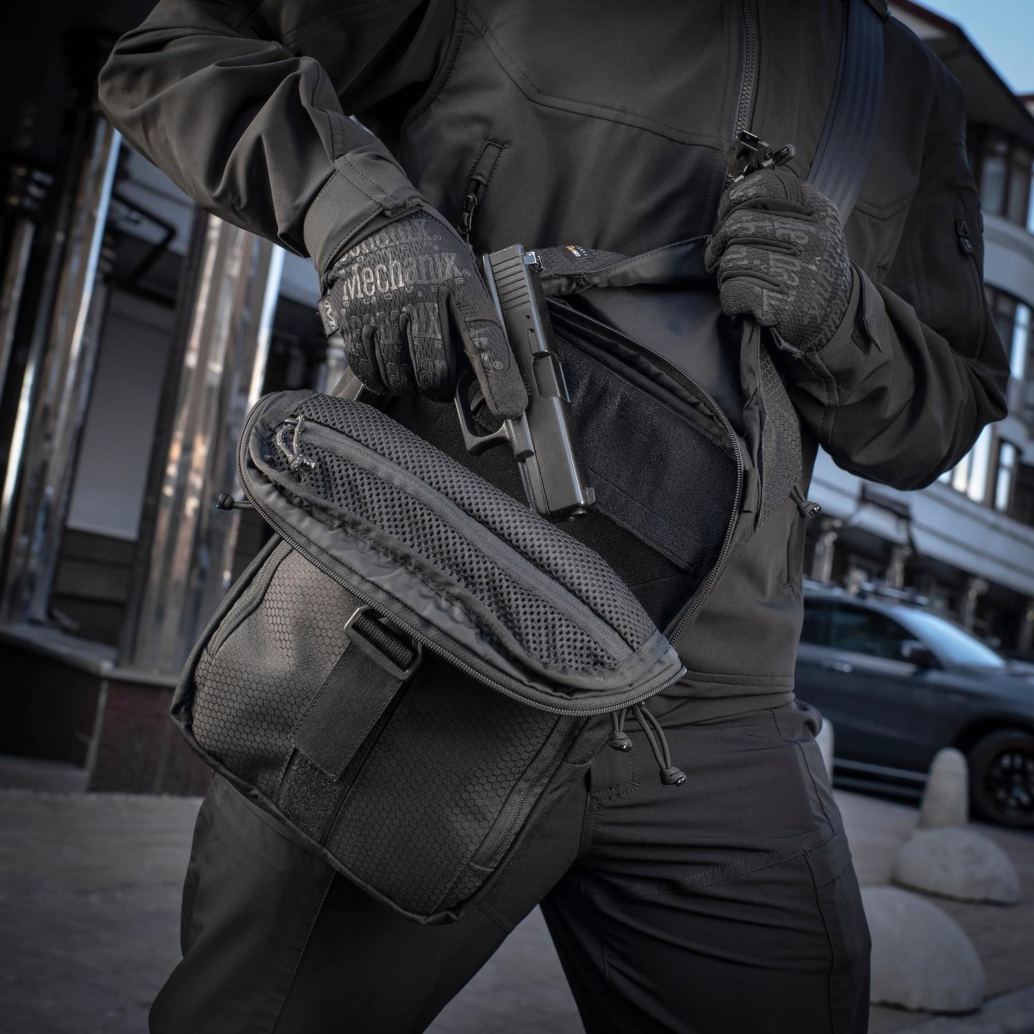 M-Tac Magnet Shoulder Bag Elite Hex XL – FidLock Tactical Sling Bag