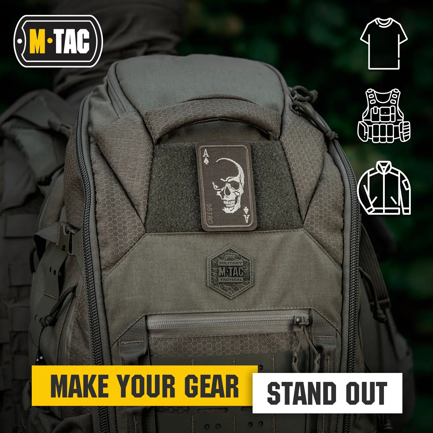 M-Tac Morale Patch Face of war