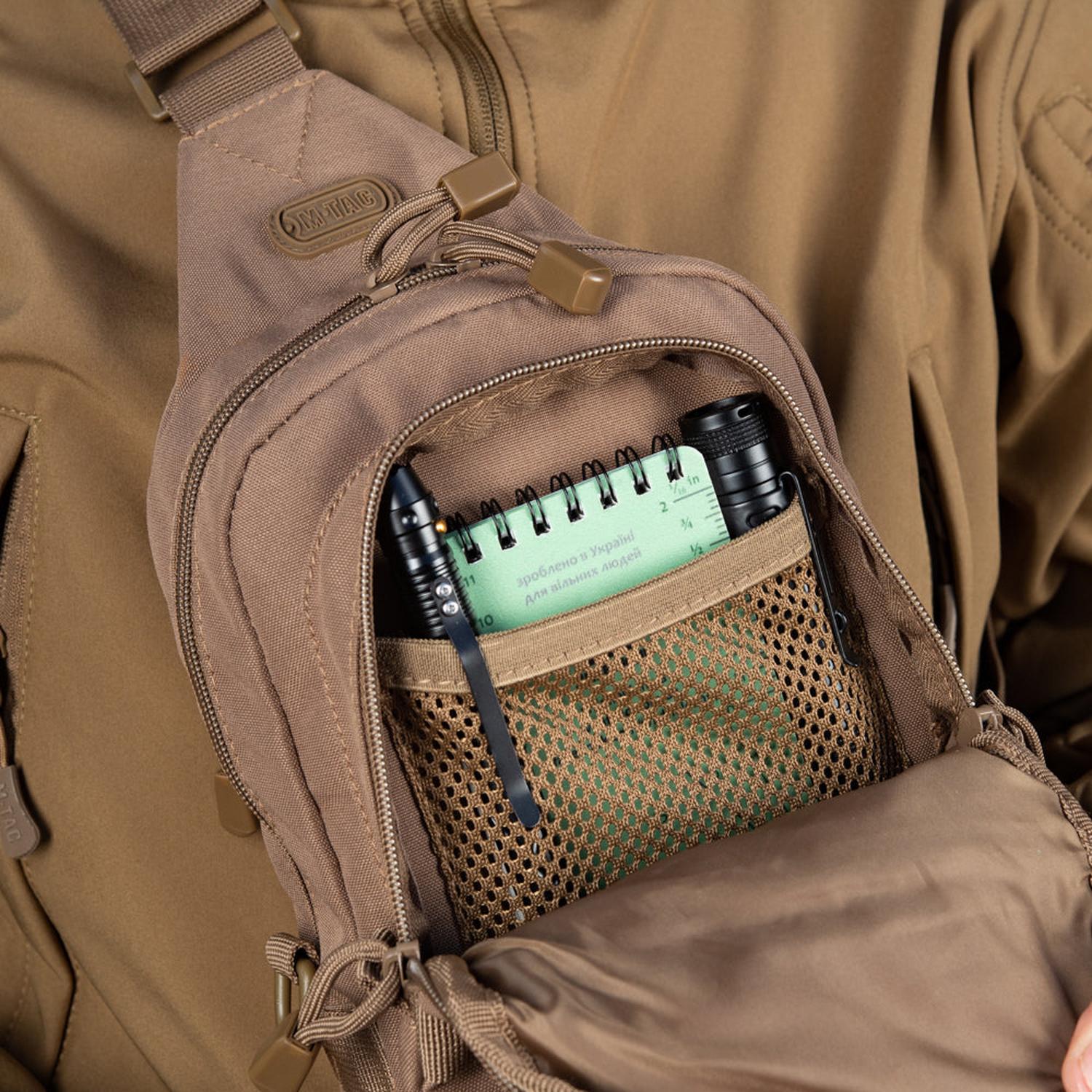 M-Tac Single Strap Assistant Bag – Compact 4L Sling Pack for EDC & Urban Carry