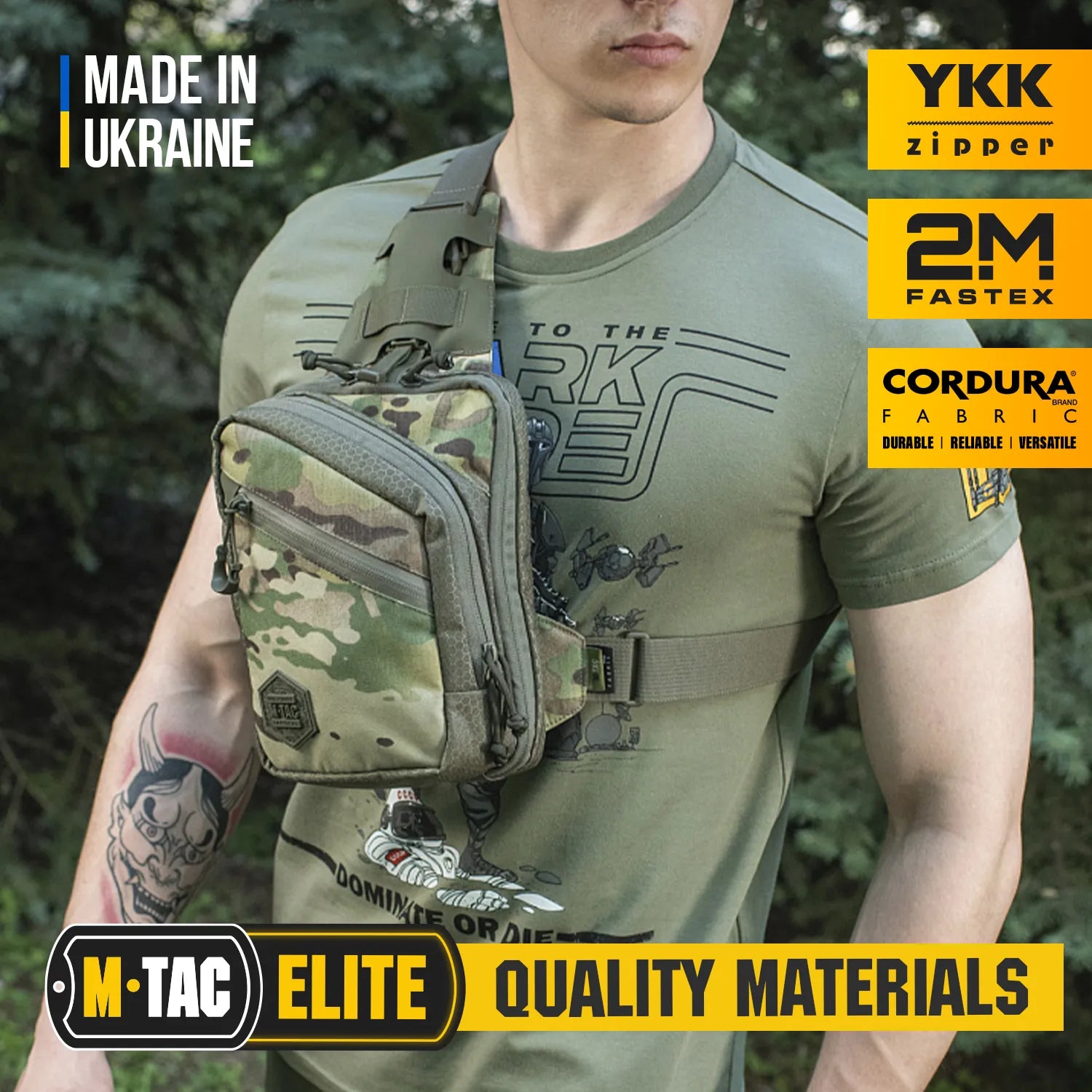 M-Tac Sling Pistol Bag Elite – Compact Concealed Carry Shoulder Bag