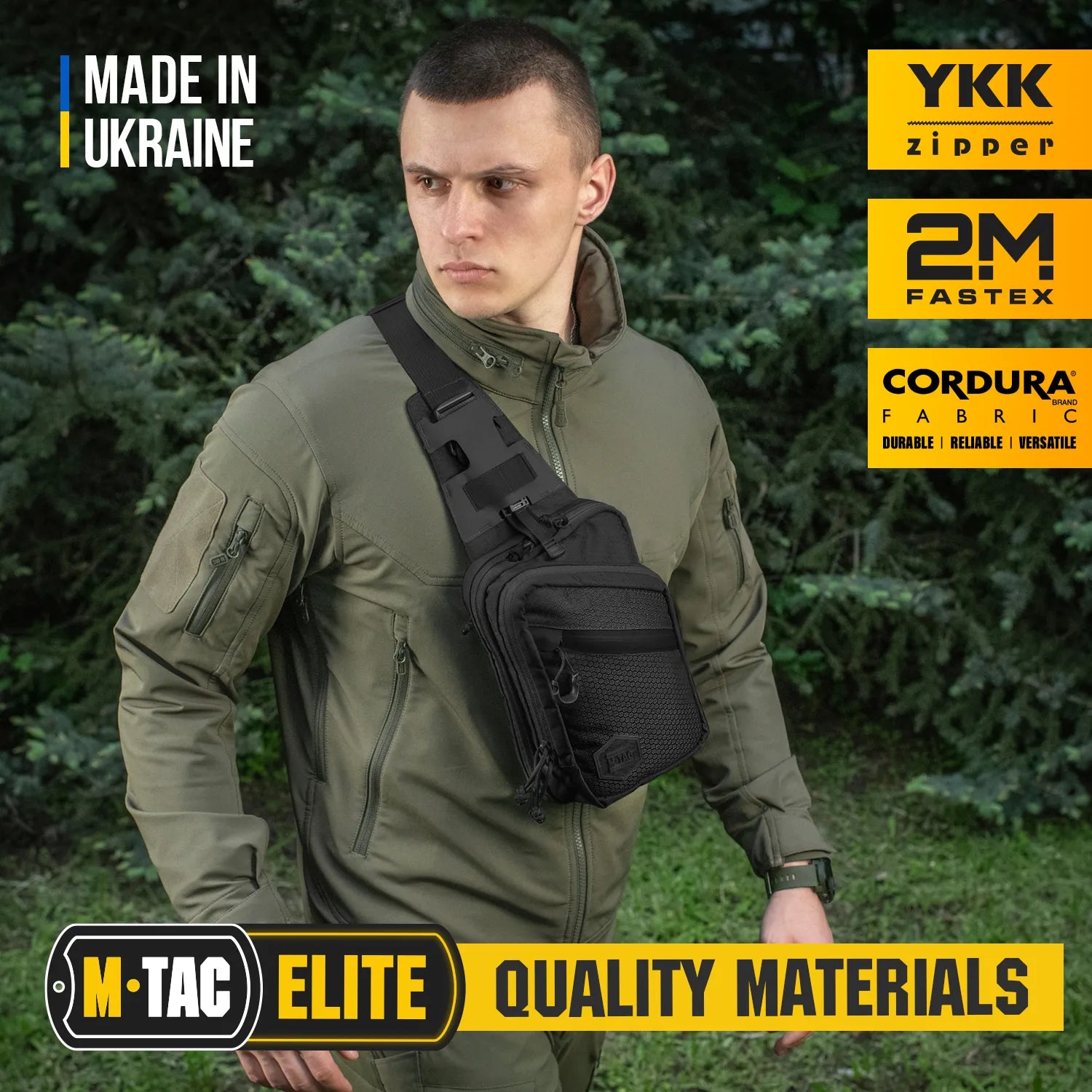 M-Tac Sling Pistol Bag Elite – Compact Concealed Carry Shoulder Bag