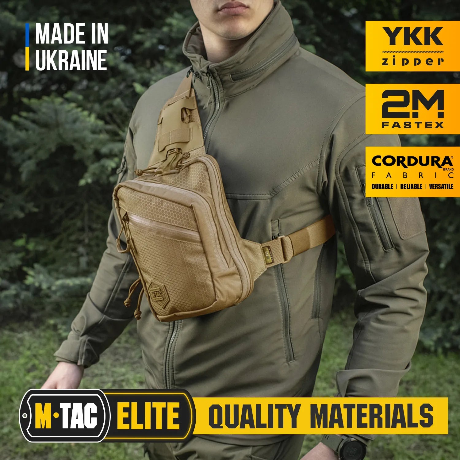 M-Tac Sling Pistol Bag Elite – Compact Concealed Carry Shoulder Bag
