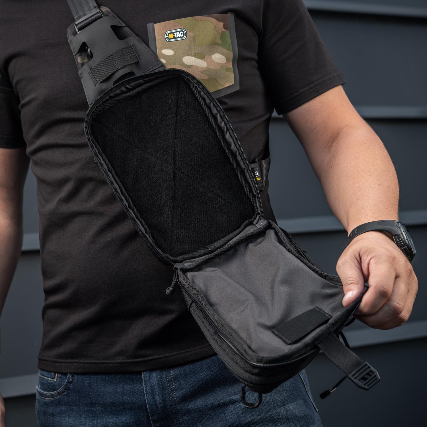 M-Tac Sling Pistol Bag Elite – Compact Concealed Carry Shoulder Bag