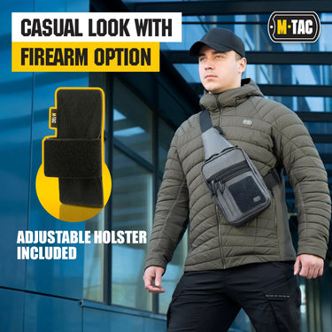 M-Tac Tactical Bag Shoulder Chest Pack with Sling & Loop Panel