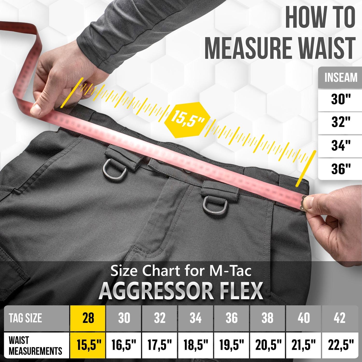 M-Tac Tactical Pants Aggressor Gen.II Flex - OD Green