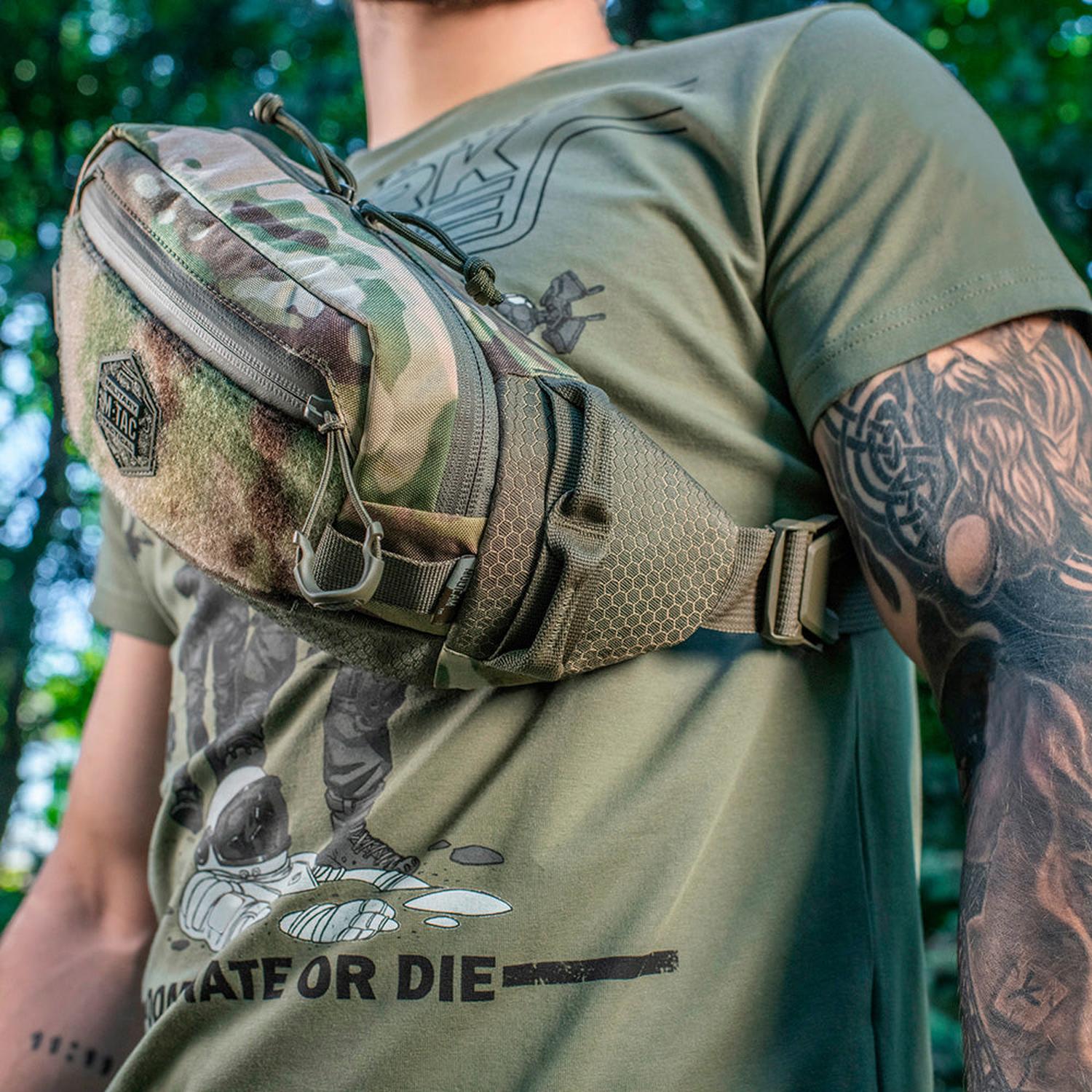 M-Tac Waist Bag Elite Hex – Cordura Tactical Waist & Sling Bag