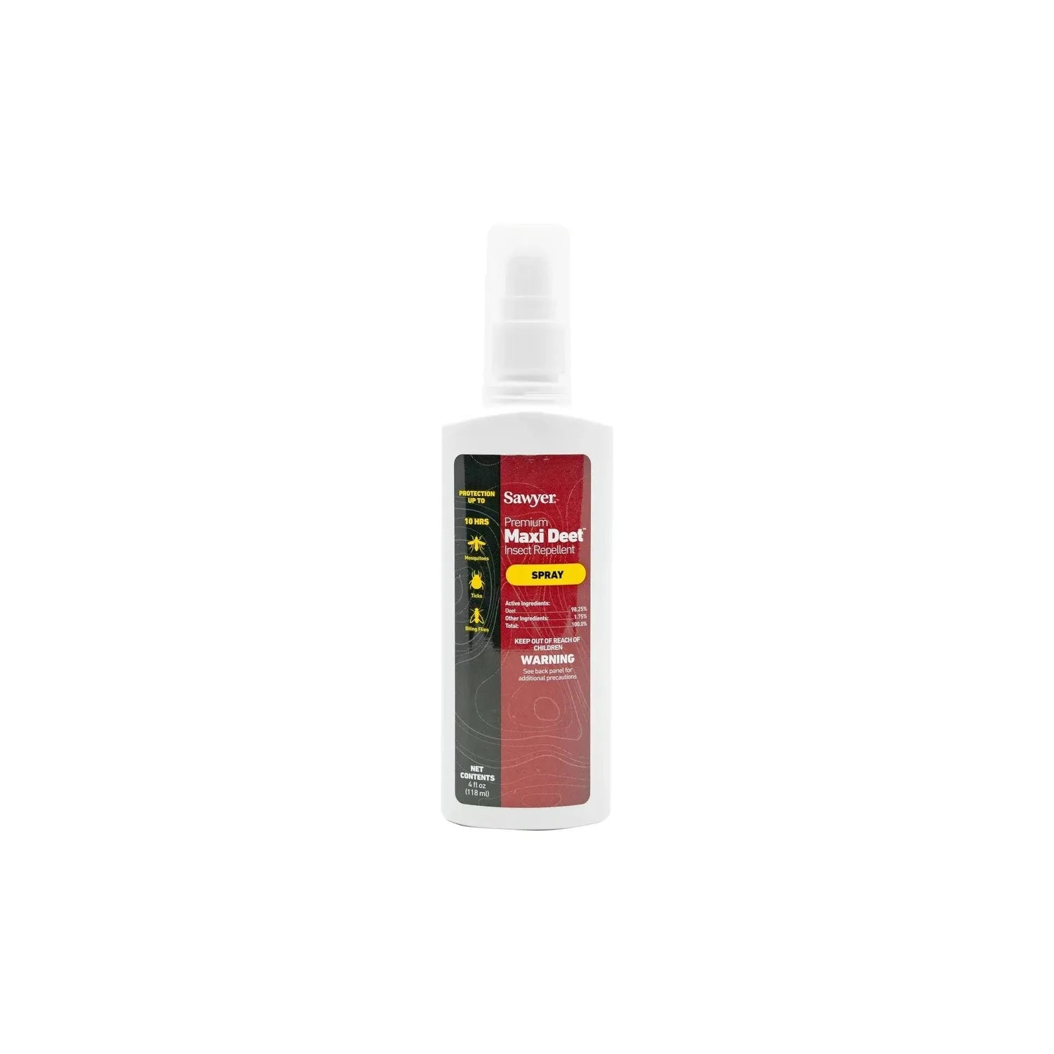 MAXI DEET® 100% Low Odor Insect Repellent 4 oz spray