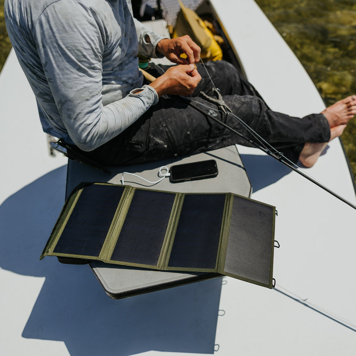 4-Panel Solar Charger – USB-A